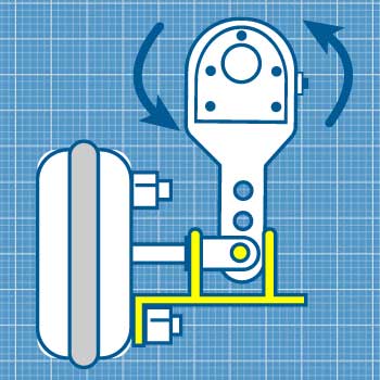 Trucking Industry Air Brake Adjustment Gauge